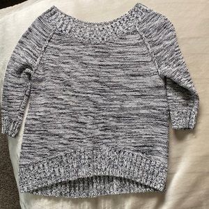 Express medium sweater - black and white